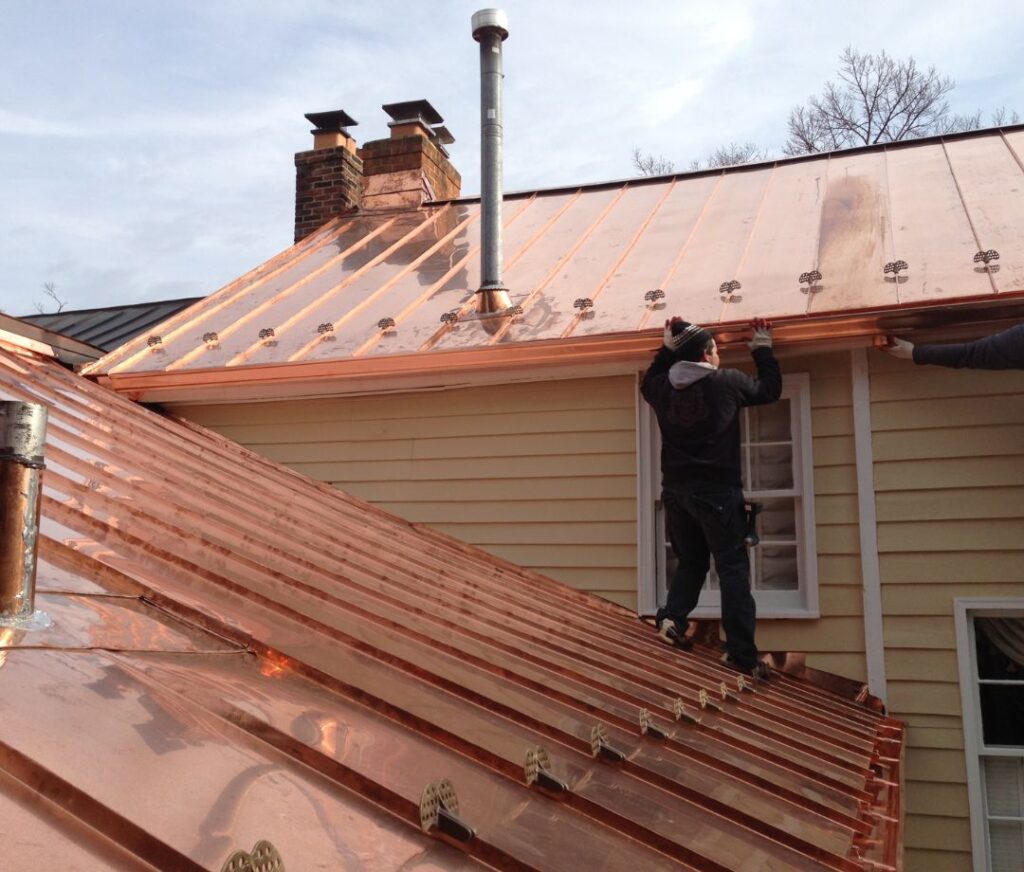 Copper Roofing Service by Expert Copper Roofing Company in texas