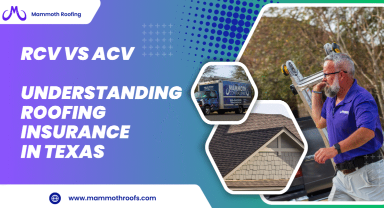 RCV vs ACV Roofing Insurance in Texas